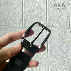 Ikat Pinggang Pria Sabuk Polos Gesper Kulit  Pria Klasik Hitam 33 cm | Standard