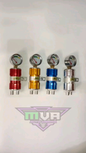 TABUNG HAWA RACING CNC SET INDIKATOR TEKANAN 4 VARIASI WARNA