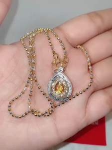 Kr silver | เงินแท้สองกษัตริย์: สร้อยคอขนาด 2.5 มิล ความยาวสร้อย 17นิ้ว 20นิ้ว 23นิ้ว(สวมหัวได้) พร้อมจี้พระหลวงปู่ทวด