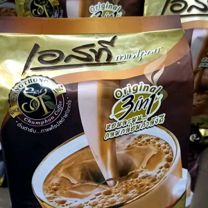 กาแฟ เอสทีชุมพร ต้นตำรับ กาแฟโรบัสต้าแท้จากไร่ 3ni ซองสีน้ำตาลหอมละมุน กลมกล่อมกำลังดี บรรจุ22ซอง