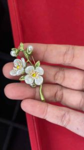 Bros Bunga Melati Jasmine Retro Vintage
