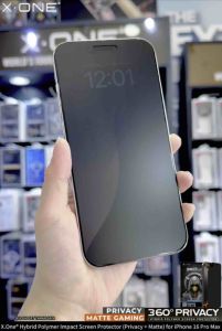 X.One® Hybrid Polymer Impact Screen Protector (Privacy + Matte) for IPH0NE 16 Series / 15 Series / 14 Series / 13 Series