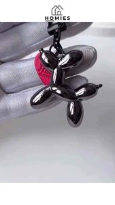 GANTUNGAN KUNCI DOG BALON / DOG LOVE KEYCHAIN / GANTUNGAN KUNCI ANJING BALON WARNA NEON / GANTUNGAN TAS LUCU