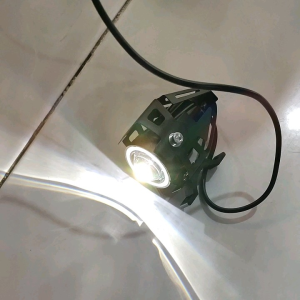 lampu tembak Sorot LED Cree U7 Mini AE DE Biru merah plus saklar ON OFF Waterproof