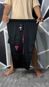 YS Celana Pendek 3/4 Pria Premium Sport Short Pants Olahraga - Strip Merah