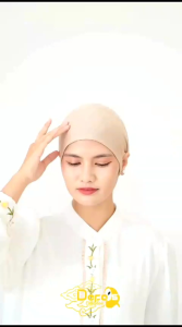 Ciput Anti Geser Tali Bahan Spandek. Daleman Kerudung Anti Slip Turki