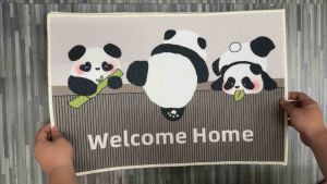 home Decorative Cartoon Cat Door Mat Bathroom Floor Mat Quick Dry Anti Slip Entrance Doormat Kitchen 40cmx60cm makapal floor mat