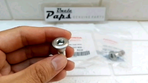 BOLT DISC 8x24 Genuine (SOLD PER PIECE) Honda wave 125 S R wave 125 i wave 100R XRM 110 125 RS GILAS 125 RS 150 Original parts