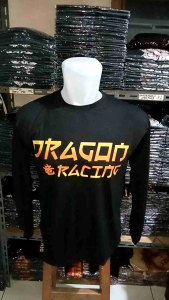 Baju kaos distro keren pria dewasa lengan panjang - MOTIF DRAGONRACING - BY. Visell collection389...