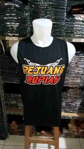 Kaos dalam singlet pria dewasa terbaru tanpa lengan - MOTIF PEJUANG RUPIAH...