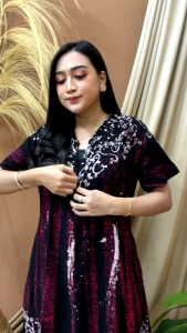 GRATIS ONGKIR DRESS MALAMAN BAJU WANITA BATIK PEKALONGAN SPESIAL PROMO TERMURAH TERLARIS