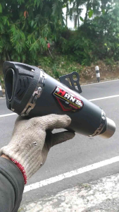 knalpot crempie Jupiter z Jupiter MX Supra  inlet 50 original Hans racing produc tipe H2 oval suara ngebas