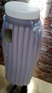 ROK PANJANG SD SMP SMA WARNA PUTIH MODEL REMPEL FULL SERAGAM SEKOLAH KAIN HIGH TWISS DAN KATUN DRILL