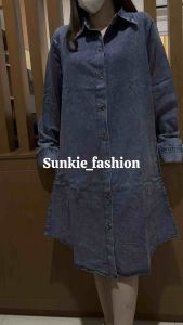 DRESS JEANS JUMBO / TUNIK JUMBO (UKURAN KETERANGAN PADA GAMBAR )