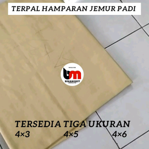 Terpal jemur padi / cengkeh / gabah ukuran 3x4 super kuat tebal