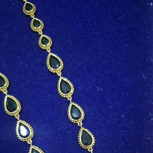 Jyothika Green Embrald Neckset With Earrings