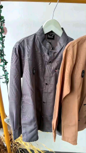 KURTA COUPLE AYAH DAN ANAK KHAKI | KURTA COUPLE SHUHADA