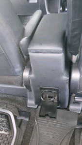 Toyota NOAH Car Center Armrest Console Organizer with Blue LED Lighting and Cup Holders. Front/rear USB ports