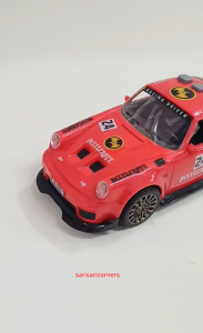 Sports Car Toy With Light And Sound Smoke Pull-Back Vehicle Playset Red White Black Indoor Electronic Toy For Kids Ages 3+