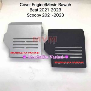 COVER ENGINE GUARD SCOOPY / PELINDUNG MESIN BAWAH SCOOPY 2021-2023 DAN BEAT 2021-2023 BAHAN BESI TEBAL