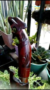 Golok Sembelih Gagang Macan Panjang 50 cm / Barlen / Pisau Gagang Macan Bahan Kayu Mahoni Murah