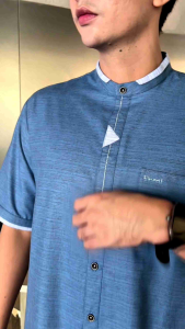 Ilnaaf Baju Koko Dewasa Lengan Pendek bahan Katun