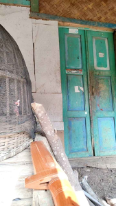 Golok kerja panjang bilah 30 cm super tajam siap pakai