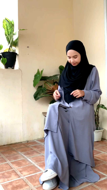Kleed One Set Rok Hijab Muslimah Outer Premium | Lazada Indonesia