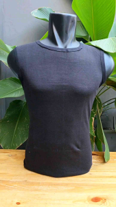 Kaos Dalam Singlet Tank Top Tengtop Tangtop Cowok Pria Dewasa Warna Hitam Leopold Murah Size M L XL