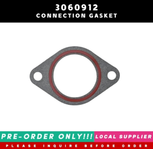 3060912 CONNECTION GASKET 3201783 [2PCS/PACK] [MUST INQUIRE 1ST PRE-ORDER ONLY!!! LOCAL SUPPLIER WARRANTY] COMPATIBLE 205342 3165360 3201783 195866 FOR CUMMINS 6C8.3 B3.3 ISC