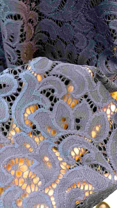 Kain & Bahan Brokat Premium warna Dongker/nevi