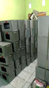 Oven tangkering kompor gas bahan kalpalum anti karat.geratis.3 nampan