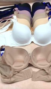 Áo lót trơn Boya mút mỏng bản to - Có Gọng  Mã 003T  Nữ Cotton  3 Móc Cài