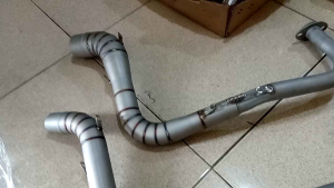 LEHER KNALPOT RACING SANDBLAST SAMLONG VARIO BEAT MIO NMAX DLL