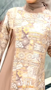 DRESS GAMIS MODE MALLA TERBARU BY AIRA 100%ASLI REAL