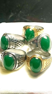 Cincin Bacan Doko Hijau Cristal