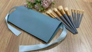 MR06 ชุด set 10 ชิ้น เช็ตแปรงแต่งหน้า เชื่อมต่อกัน 3 ประเภท: แปรงแต่งหน้า, แปรงอายแชโดว์, แปรงปัดแก้ม