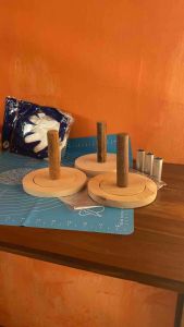 PAKET CETAKAN DONAT LENGKAP | CETAKAN DONAT KAYU | PENCETAK DONAT TIMBANGAN DIGITAL SENDOK TAKAR