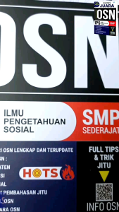 Buku OSN IPS SMP: Sukses Juara Olimpiade Sains Nasional
