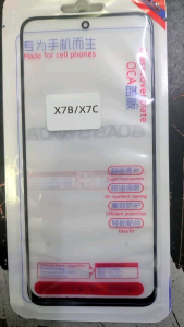 Kính ép liền keo Honor X7B X7C zin new