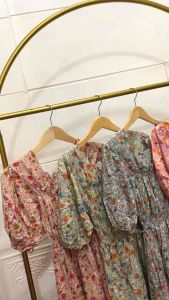 Kiana Dress - Dress smoke rayon viscose premium