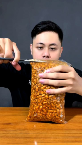 Makaroni bantat pedas daunjeruk kemasan 500gr/250gr