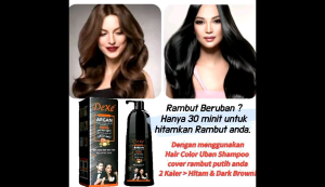 420ml Shampoo Orangic Uban Halal / Hair color Shampoo cover Uban rambut putih (Hitam/ Dark brown) Shampoo Anian Onion Orange Bottle Shampoo - Lazada