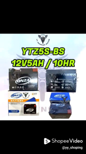 ONZA BATTERY YTZ5S 12V5AH BATERI KERING Y15ZR LC135 W125 Y16 R15 SRL110 SRL115 WAVE110 W110 EGOS NOUVO BATTERY