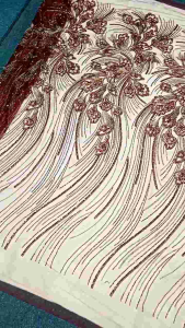 Tile motif ful payet bahan halus dan lembut 100% original ( Harga 050m )cod