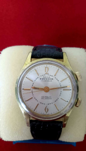 Jam Alarm EMPEROR dengan Emas Plated 20 Mikron