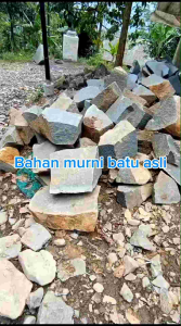 Cobek batu asli termurah uk 14cm bonus ulekan bergaransi