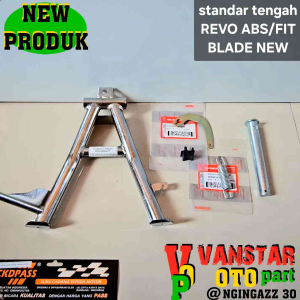 STANDAR TENGAH REVO ABSOLUTE REVO FIT FI SUPRA X 125 FI BLADE NEW CHROME FULLSET