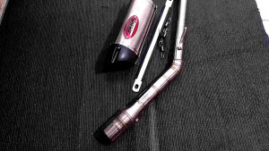 Knalpot AHM Pro Racing Pipe Ub Untuk Motor Vega Kharisma Jupiter Supra dll