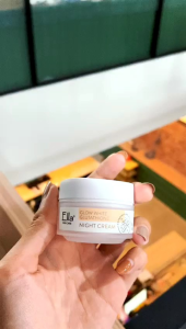 Ella Skincare Glow White Glutathione Night Cream with Alpha Arbutin & vit C - Kulit Lebih Putih & Flek Memudar